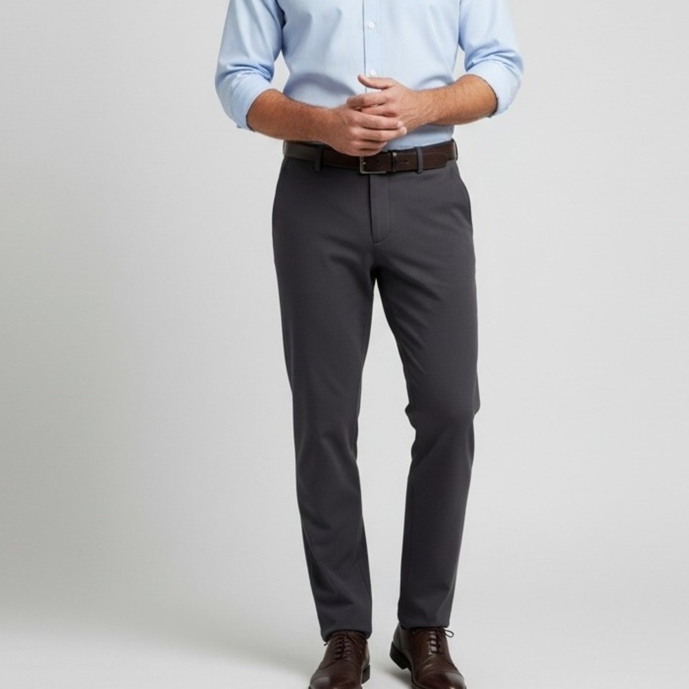 Sweat‎ Tailor Everyday Everywear Pants Mens 30x32 Charcoal Stretch Cotton